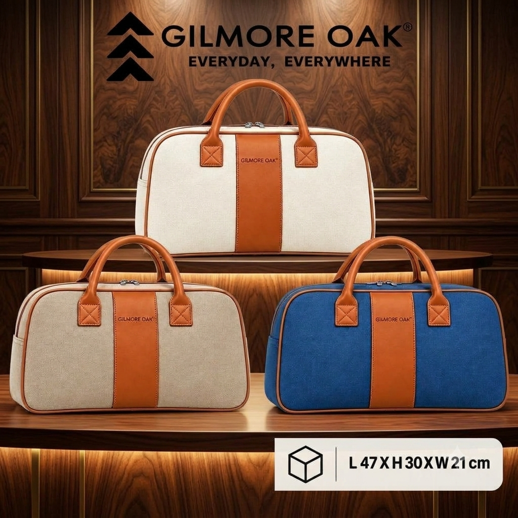 Gilmore Oak Deon PU Leather Duffle Bag