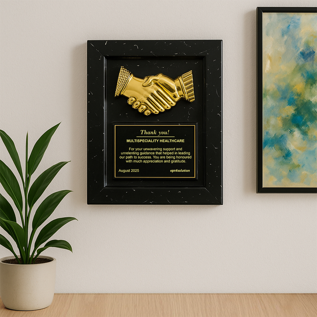 BLACK MARBLE TROPHY
