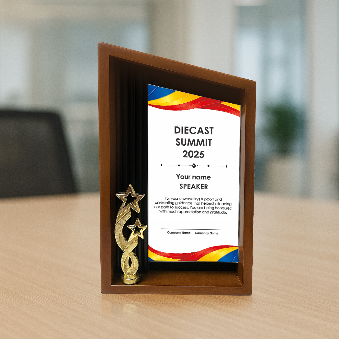 WOODEN TROPHY BOX